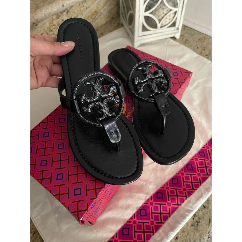 New Tory Burch Miller pave sandals - Picture 6 of 7